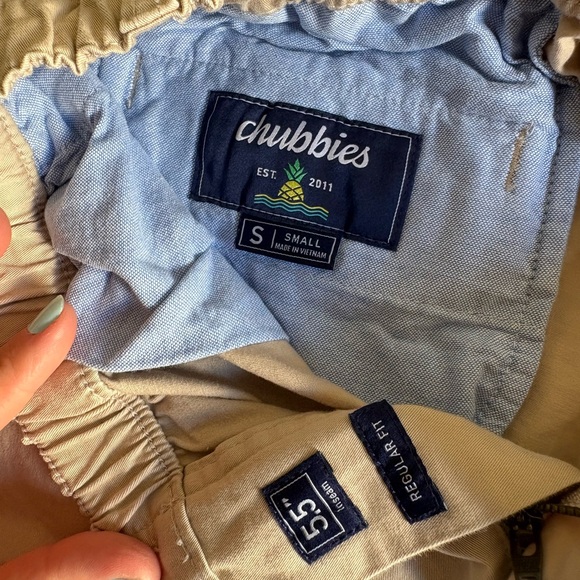 Chubbies Shorts Size S. Khaki. Regular Fit 5.5" Inseam - Picture 6 of 9